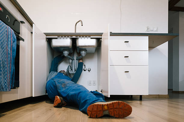 Professional Drain Cleaning technician working in South Bloomingville, OH